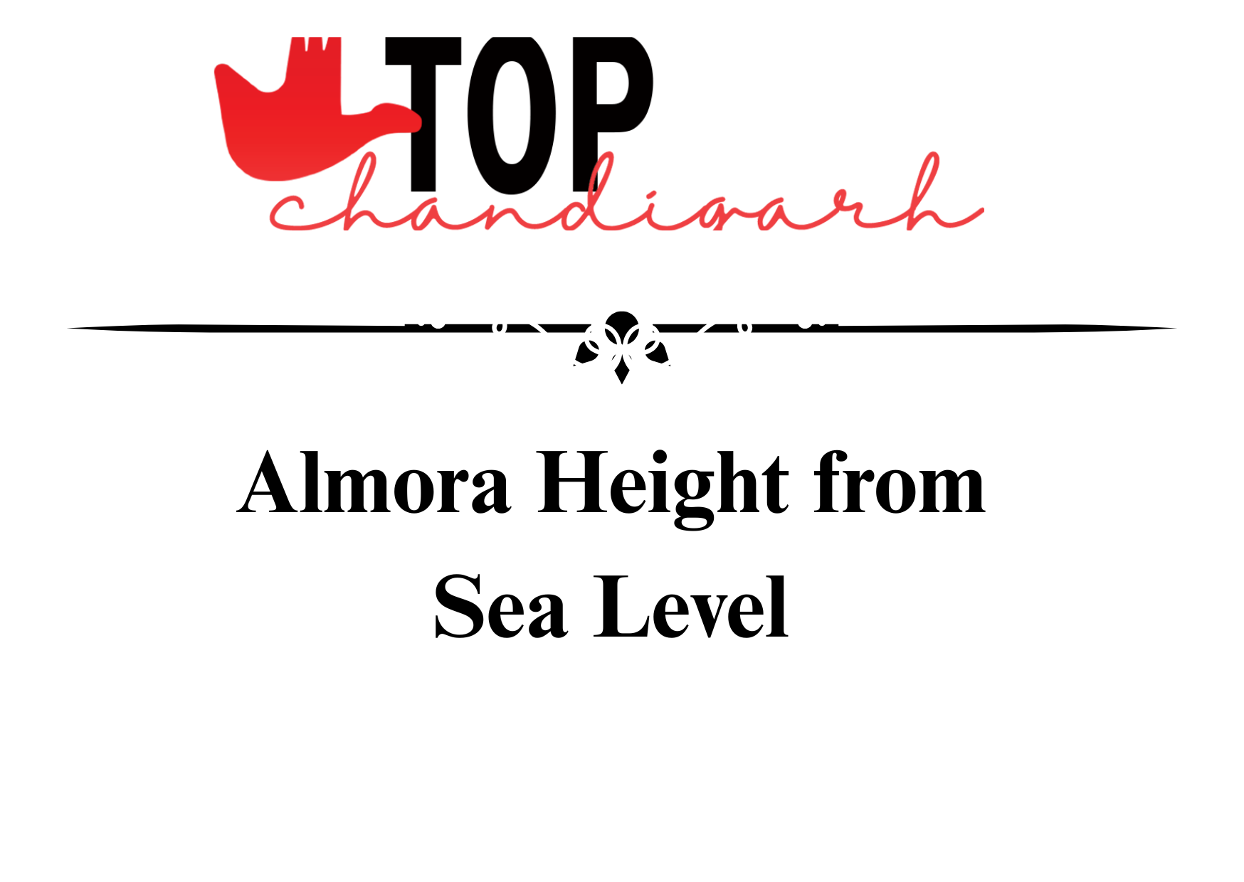 Almora Height From Sea Level